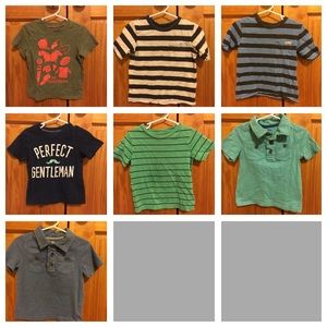 Lot of boys 2T tops